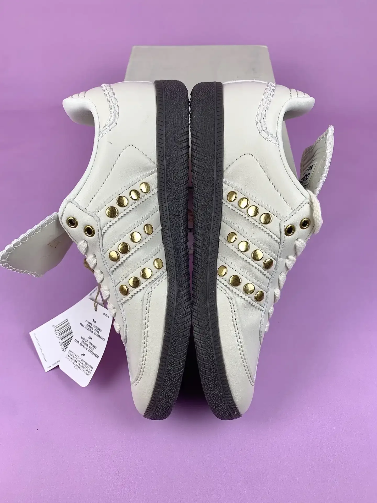 Wales Bonner x adidas Samba Studded Cream White Shoes product photo from LabelPicks