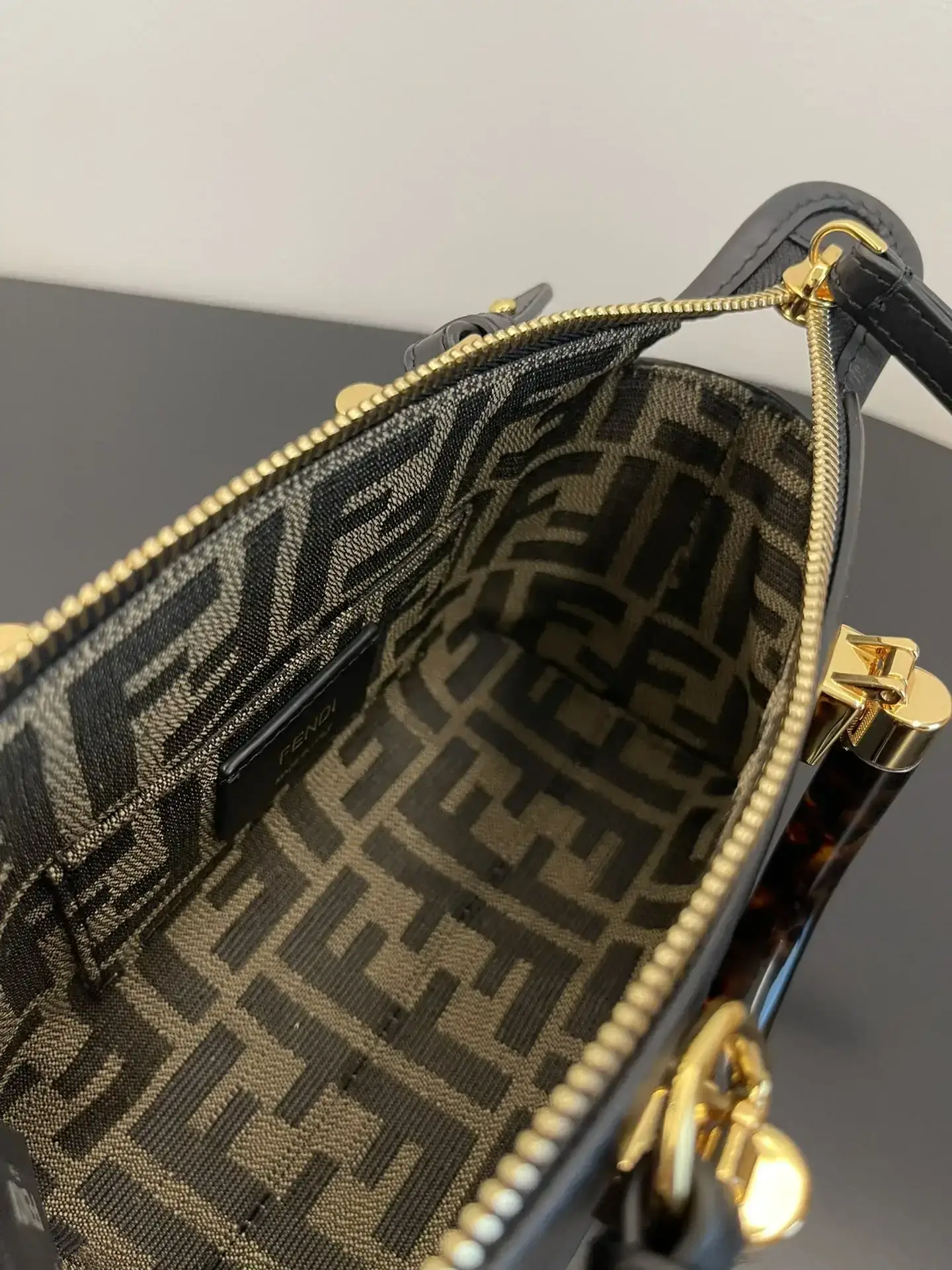 Fendi Black Calfskin Top Handle Bag product photo from LabelPicks
