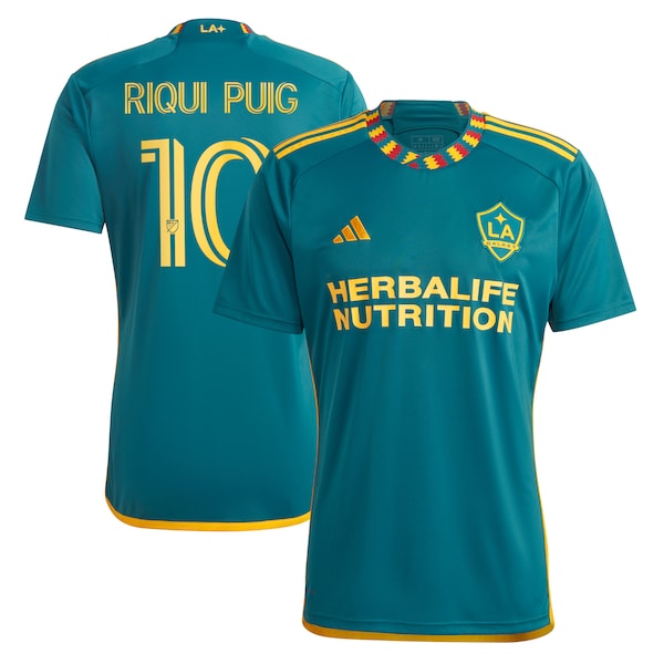Riqui Puig LA Galaxy adidas 2024 LA Kit Replica Player Jersey - Green/White