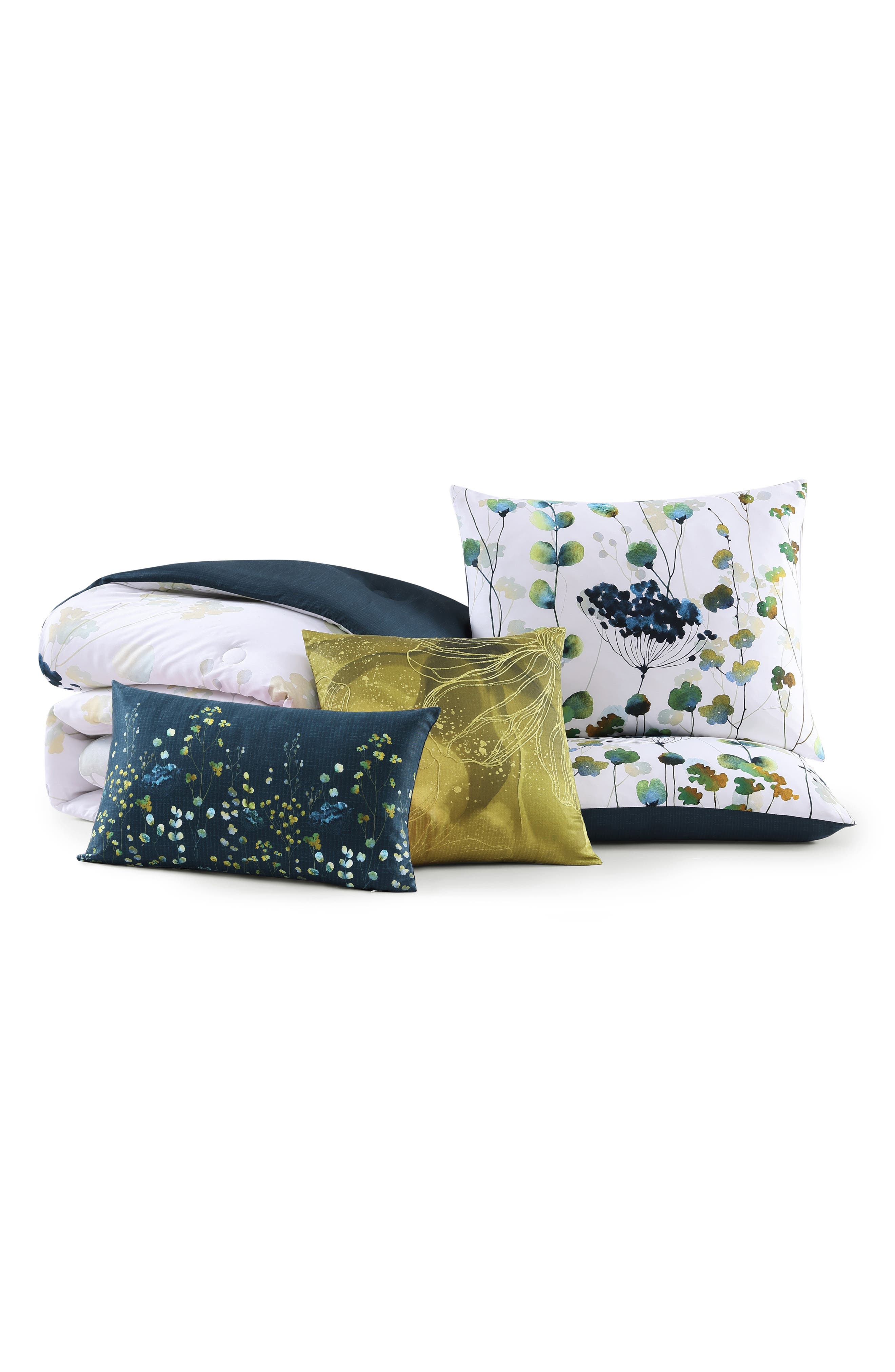 Bebejan Abstract Vines Cotton Reversible Comforter Set