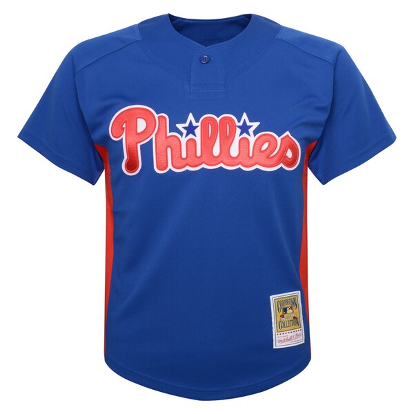 Roy Halladay Philadelphia Phillies Youth Cooperstown Collection Mesh Batting Practice Jersey - Royal