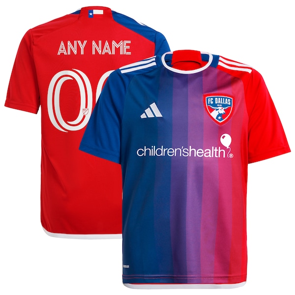 FC Dallas adidas Youth 2024 After Burner Replica Custom Jersey – Navy