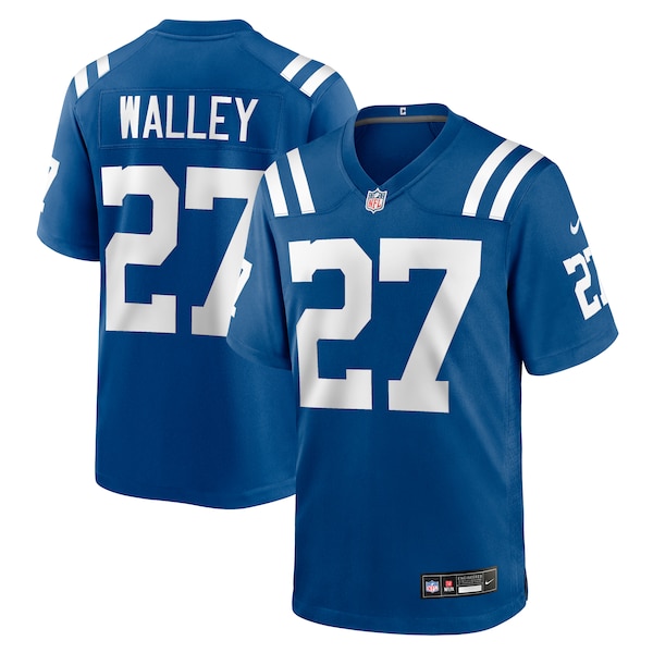 Justin Walley Indianapolis Colts Nike Team Game Jersey -  Royal