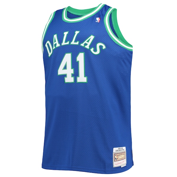 Dirk Nowitzki Dallas Mavericks Big & Tall 1998/99 Hardwood Classics Swingman Jersey - Blue
