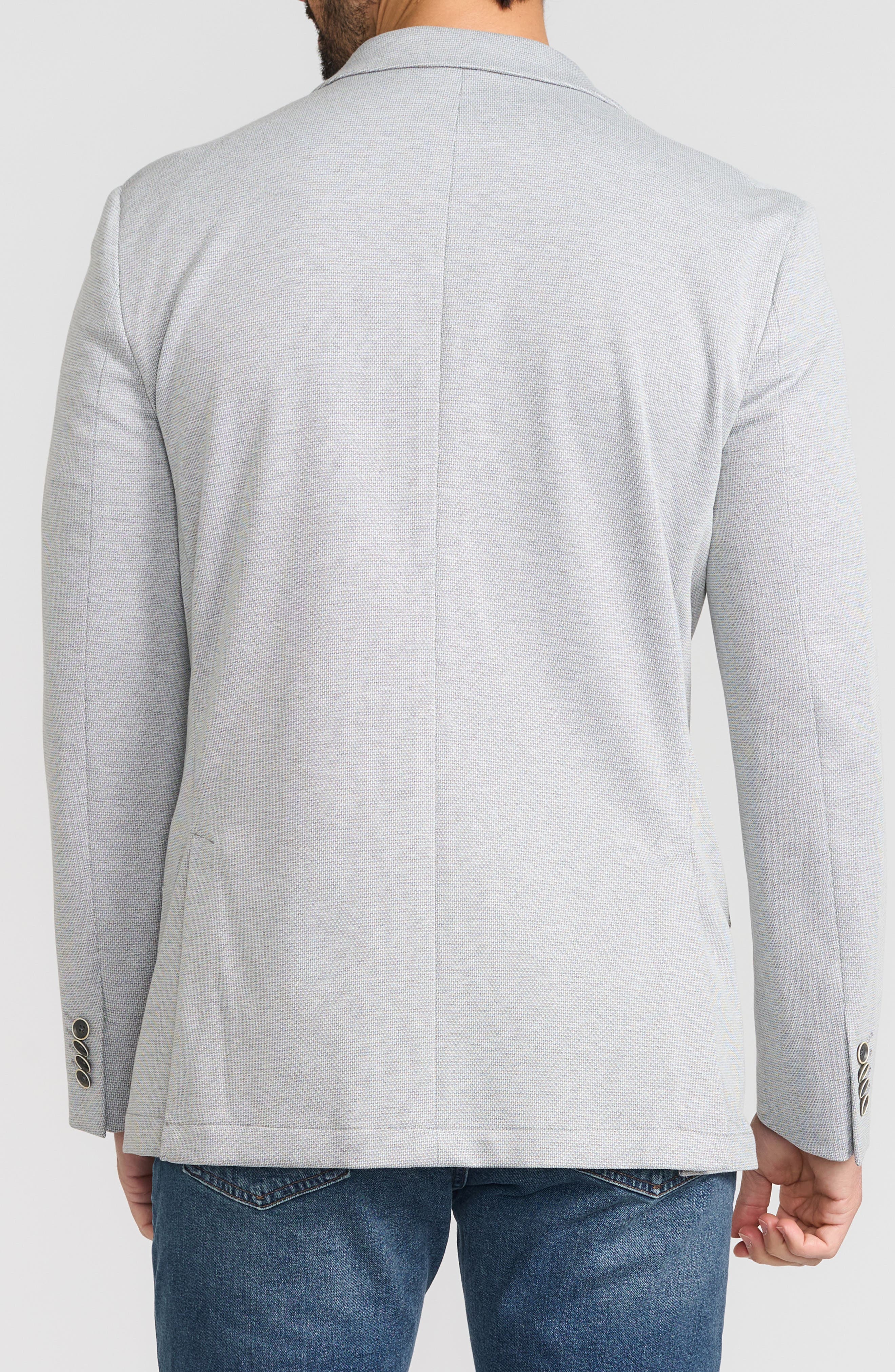 SAVILE ROW CO Textured Neat Knit Sport Coat
