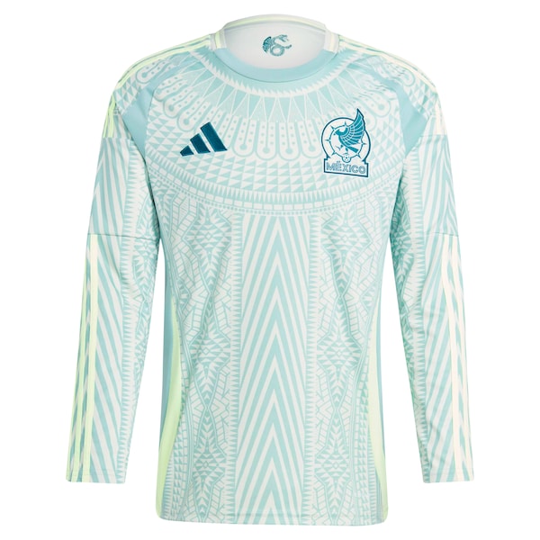 Mexico National Team adidas 2024 Away Replica Long Sleeve Jersey - Green