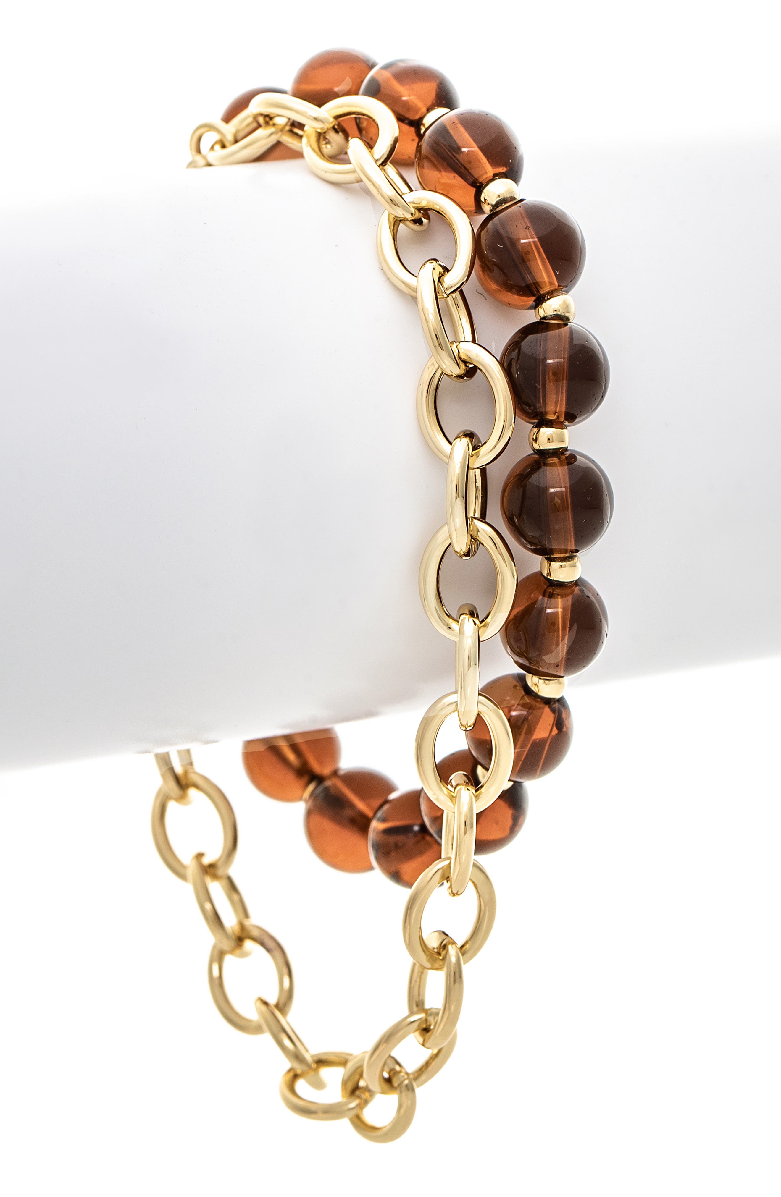 RIVKA FRIEDMAN Set of 2 Chain & Stretch Beaded Bracelets