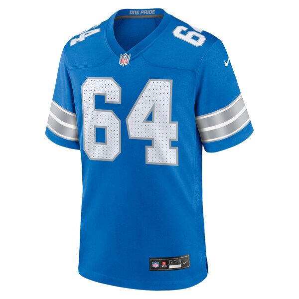 Bryan Hudson Detroit Lions Nike Game Jersey -  Blue