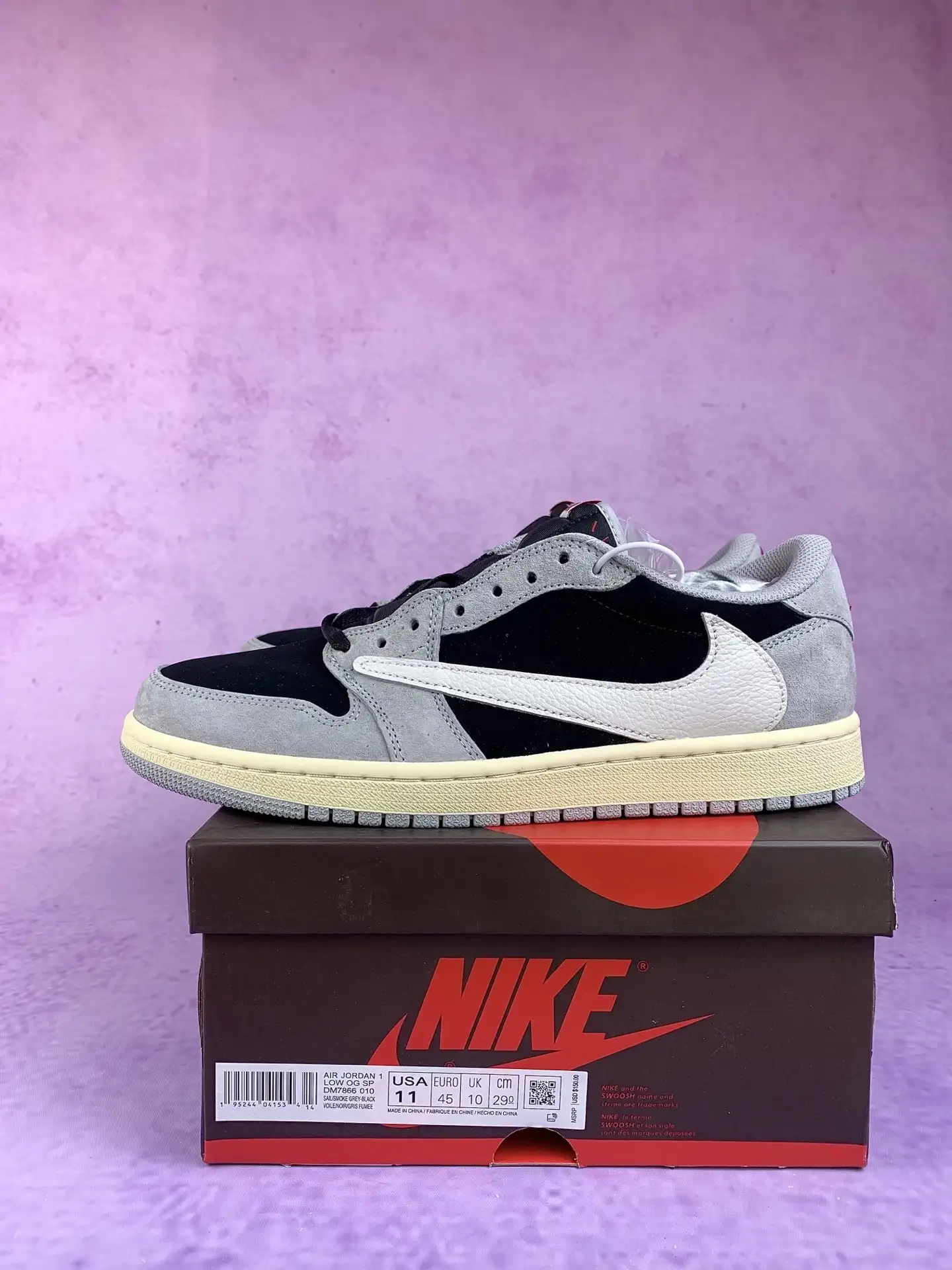 Travis Scott x Air Jordan 1 Low OG Custom Shoes product photo from LabelPicks