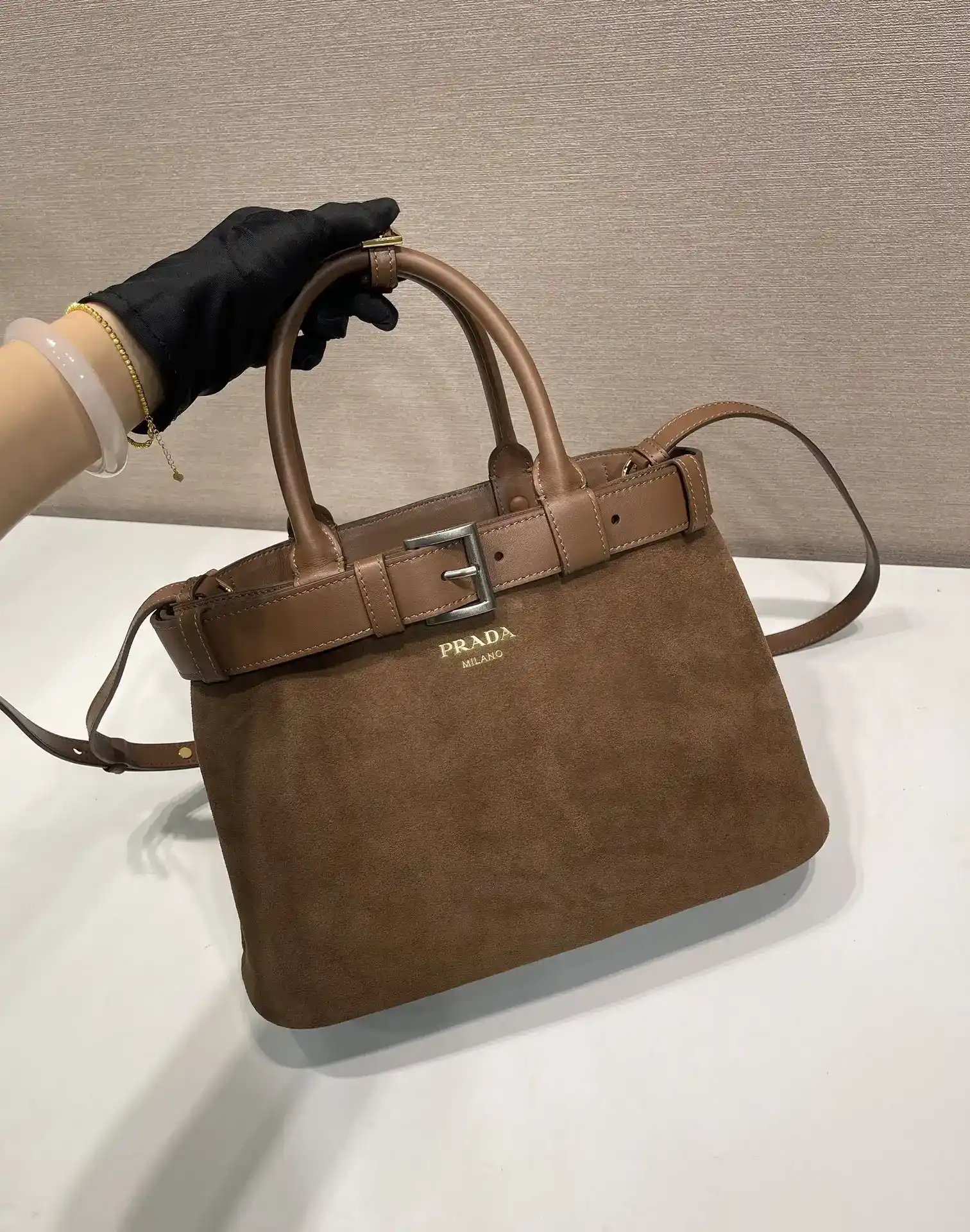 Prada Lambskin Shoulder Bag product photo from LabelPicks