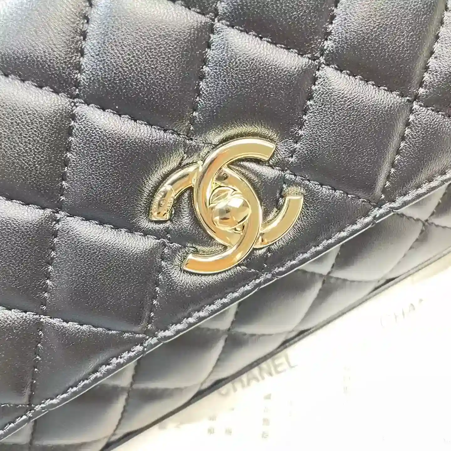 Chanel Coco Handle Black Calfskin Top Handle Bag product photo from LabelPicks