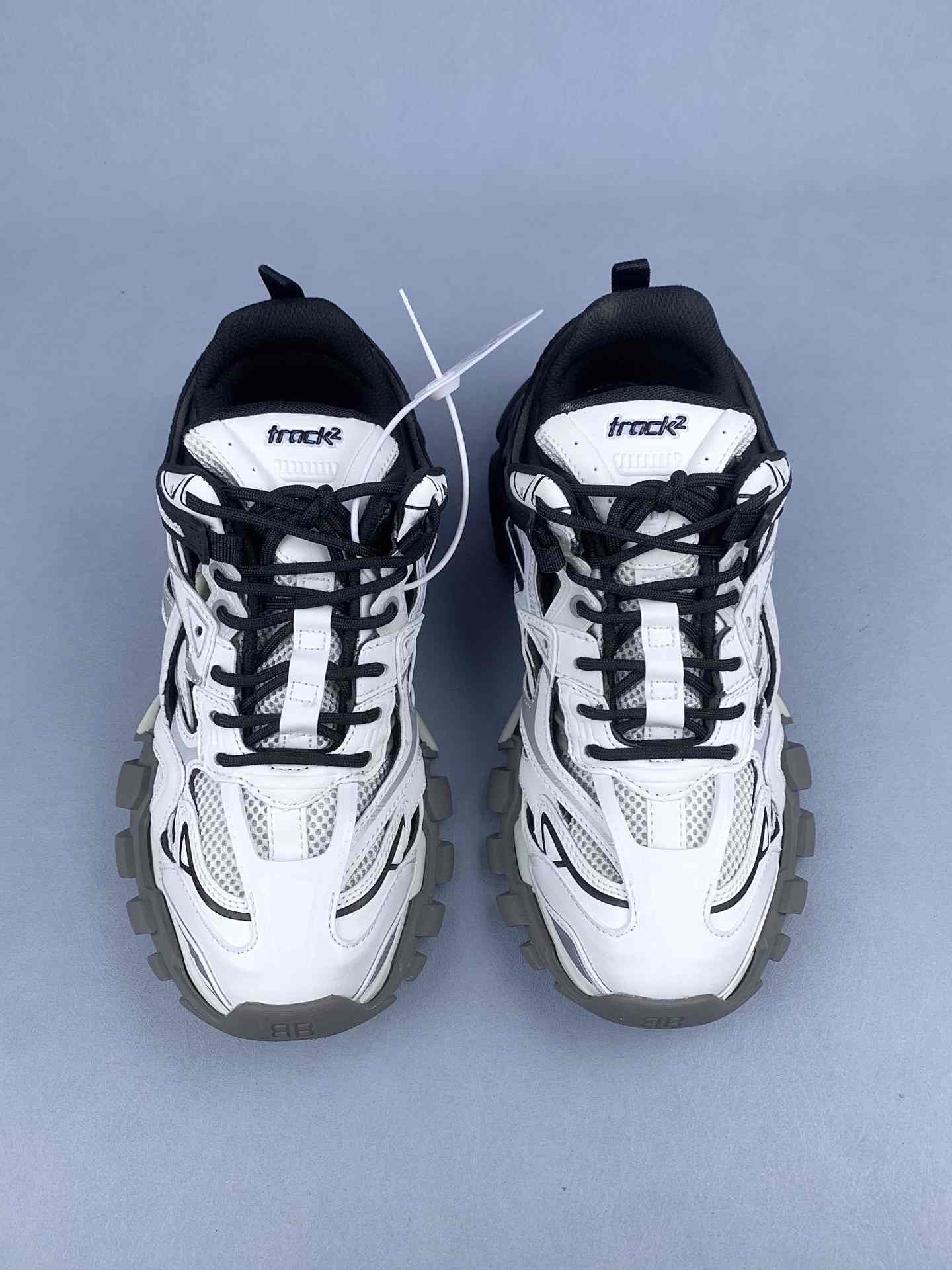 Balenciaga Track.2 Sneaker in Black/White