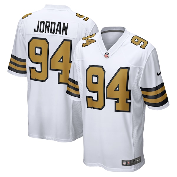 Cameron Jordan New Orleans Saints Nike Alternate Game Jersey -  White/Black