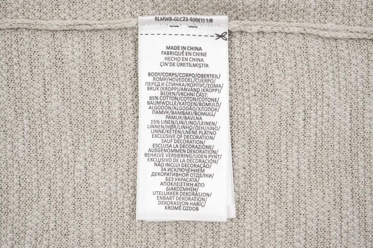 Ralph Lauren Off White Linen Single Breasted Long Sleeve Cardigan Shirt product photo from LabelPicks