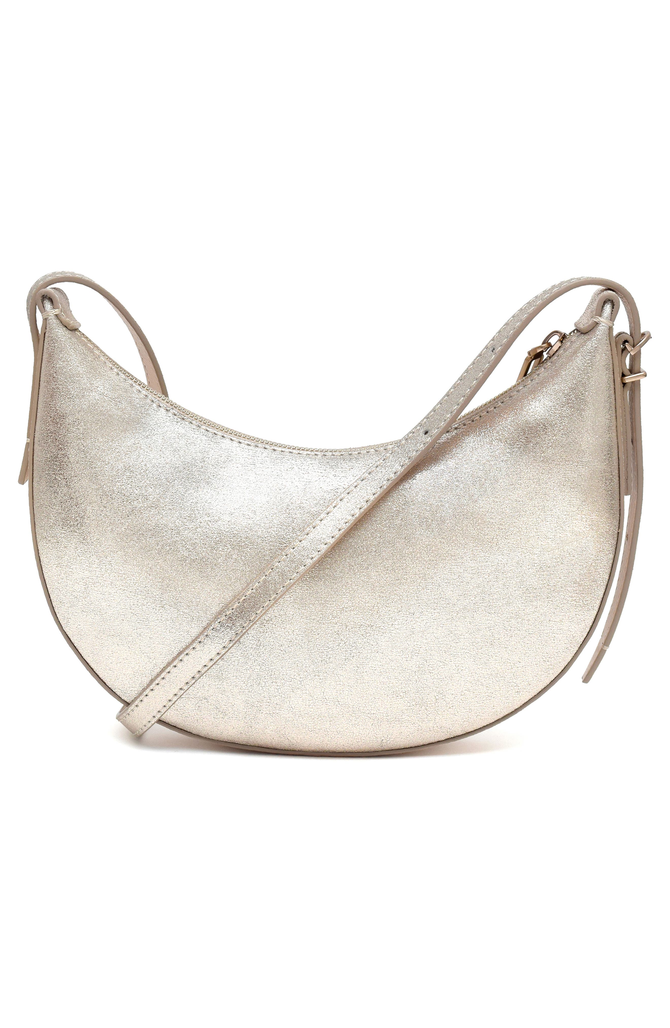 Thacker Silas Shimmer Leather Crossbody Bag