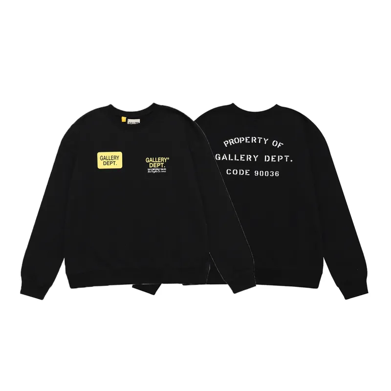 Gallery Dept Hoodie Black 6326