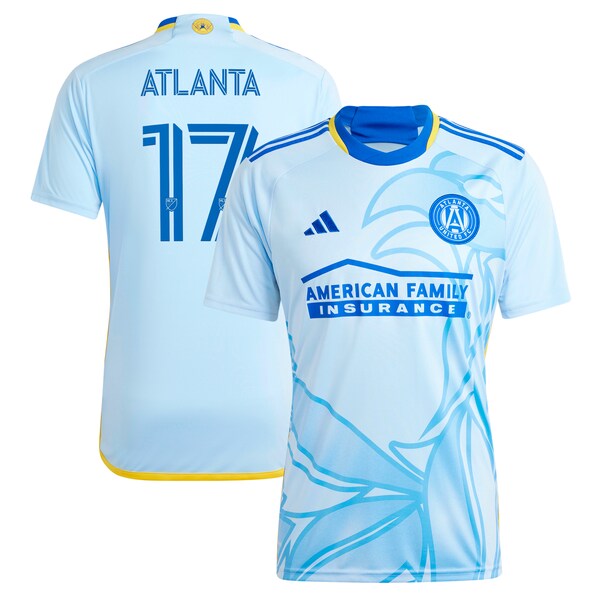 #17 Atlanta United FC adidas 2024 The Resurgens Kit Replica Player Jersey - Light Blue