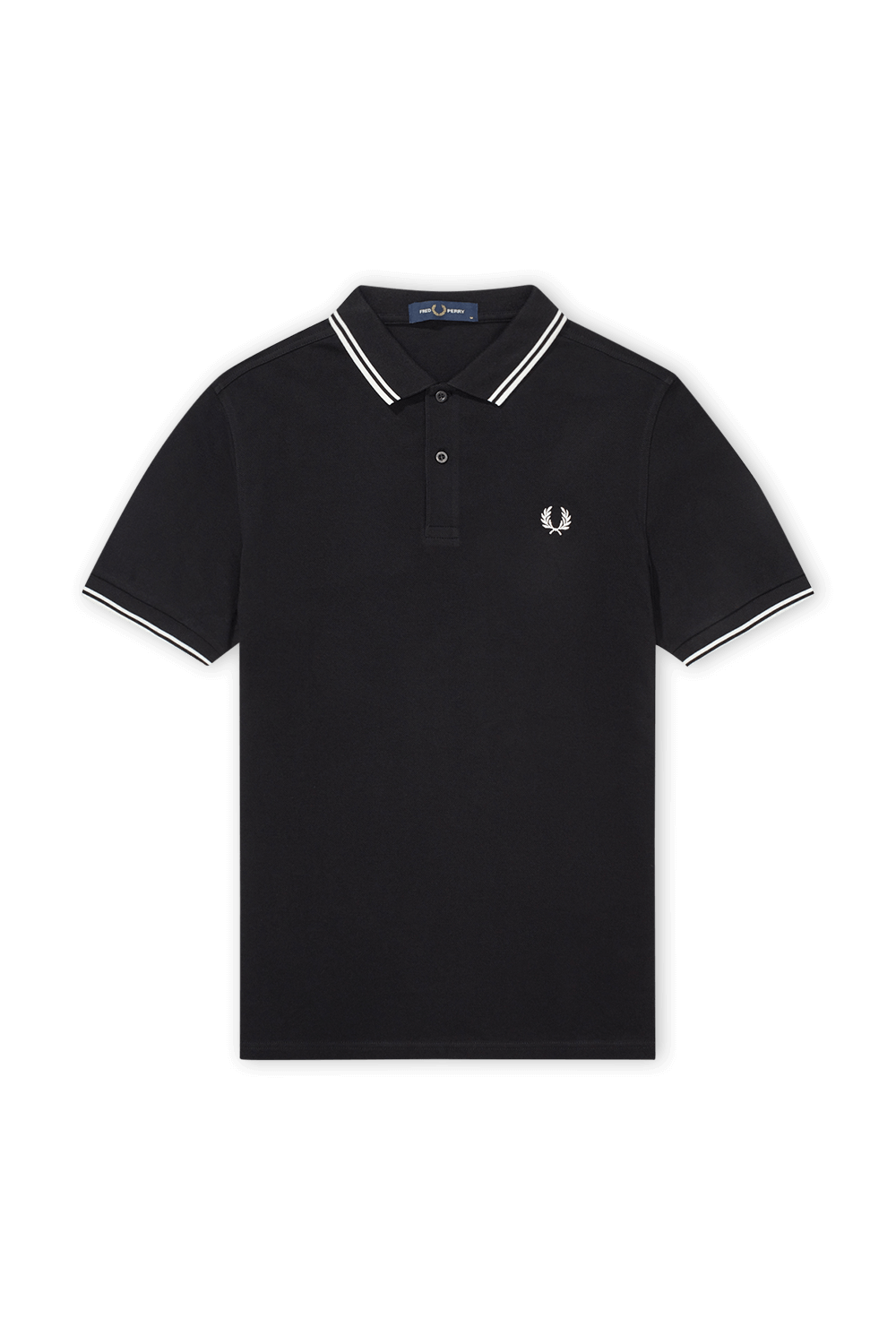 FRED PERRY חולצת פולו ספורטיבית שחורה