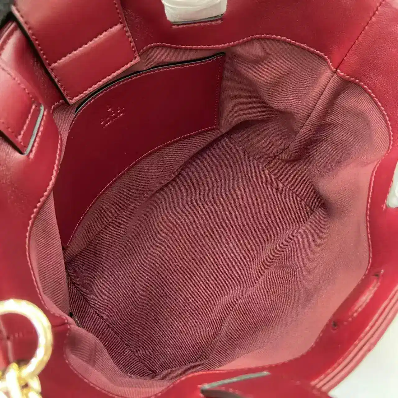 Gucci Red Marmont GG Supreme Canvas Tote Bag product photo from LabelPicks