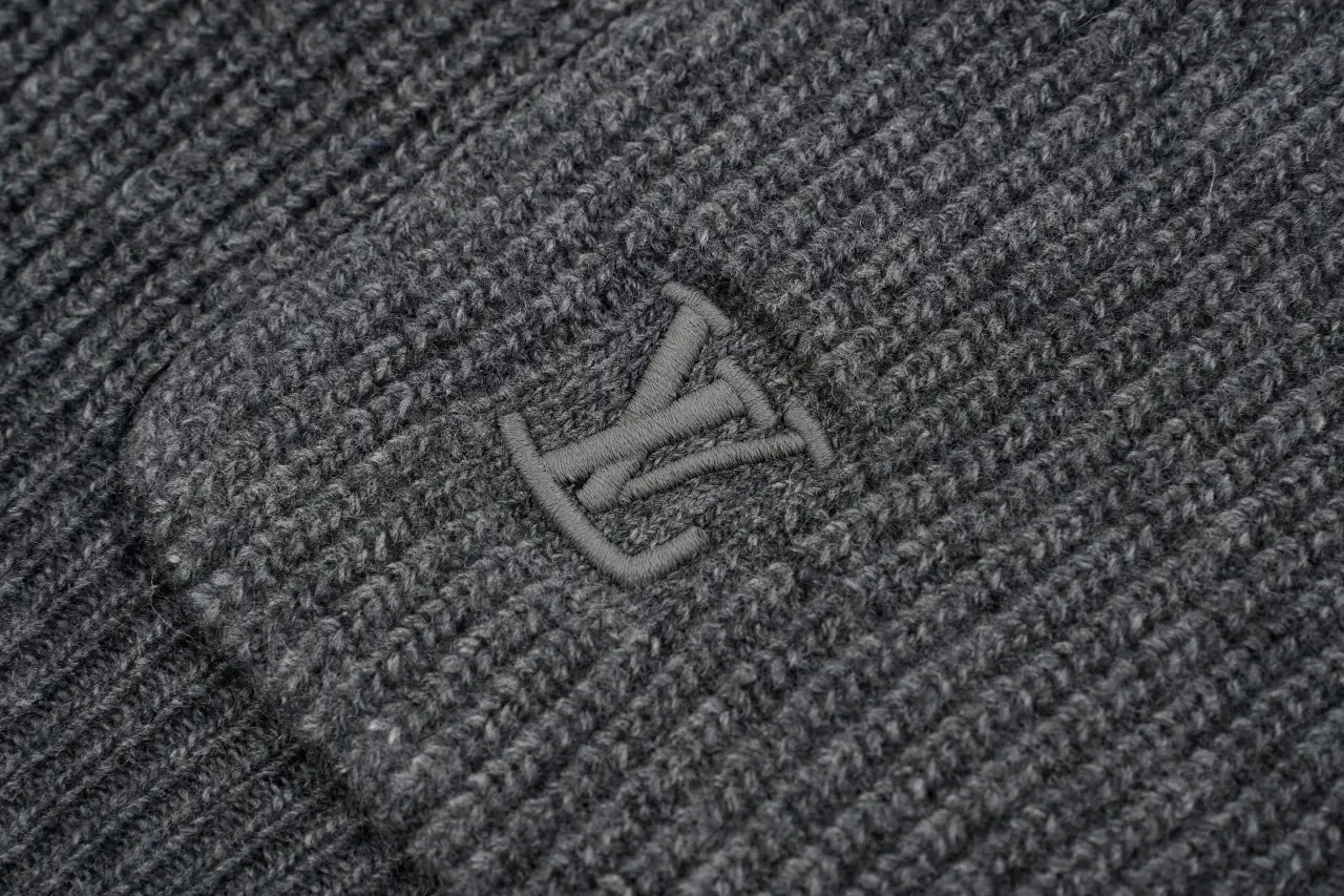 Louis Vuitton Grey Cashmere Feel Knit Cardigan product photo from LabelPicks