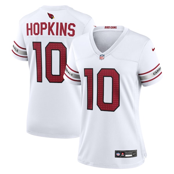 DeAndre Hopkins Arizona Cardinals Nike Women's Player Jersey - White/Black/Cardinal