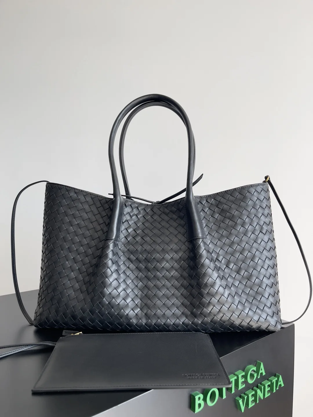 Bottega Veneta Intrecciato Woven Leather Tote Bag product photo from LabelPicks