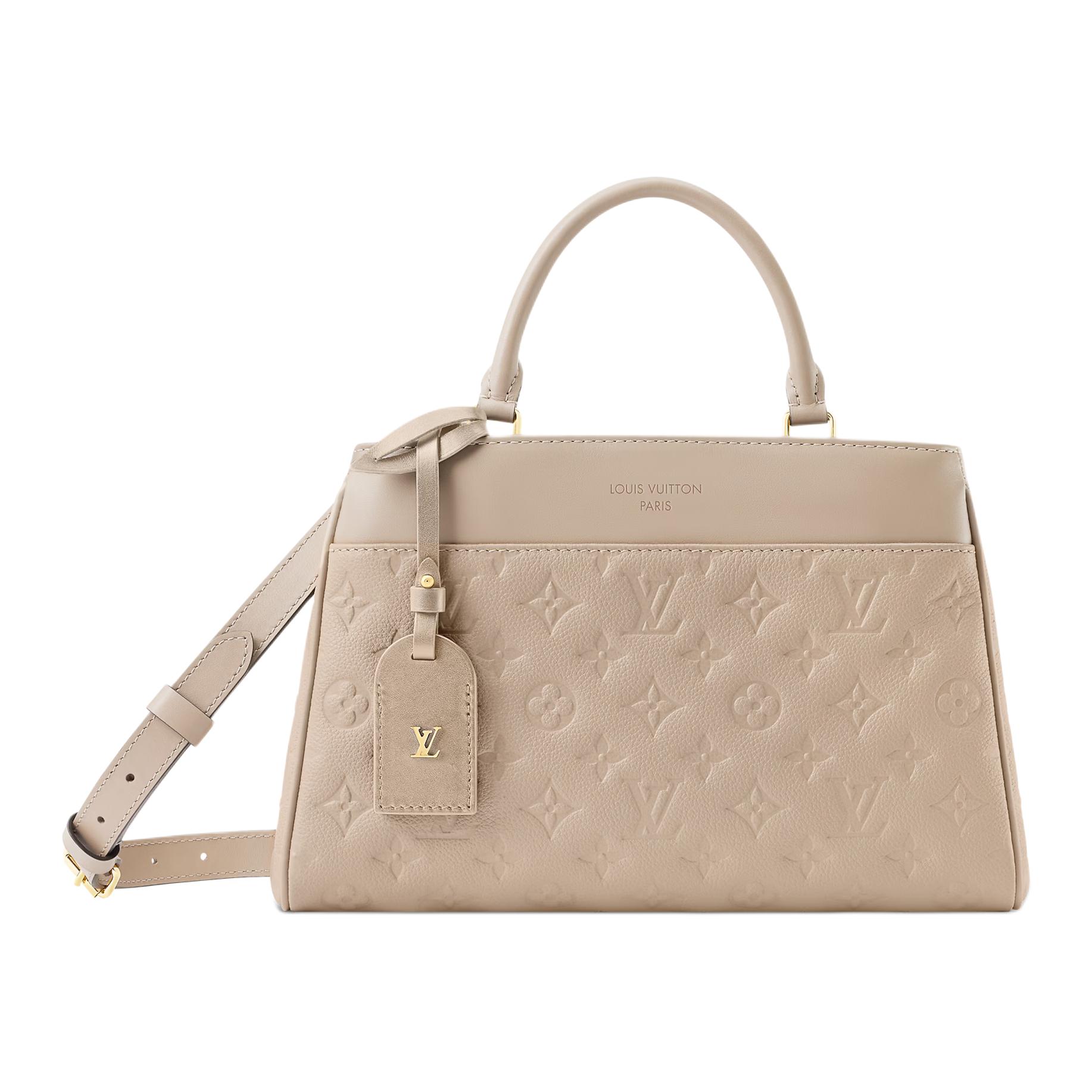 LOUIS VUITTON Avenue Women's Small Tote Bag in Pigeon Grey with Brand's Classic Print