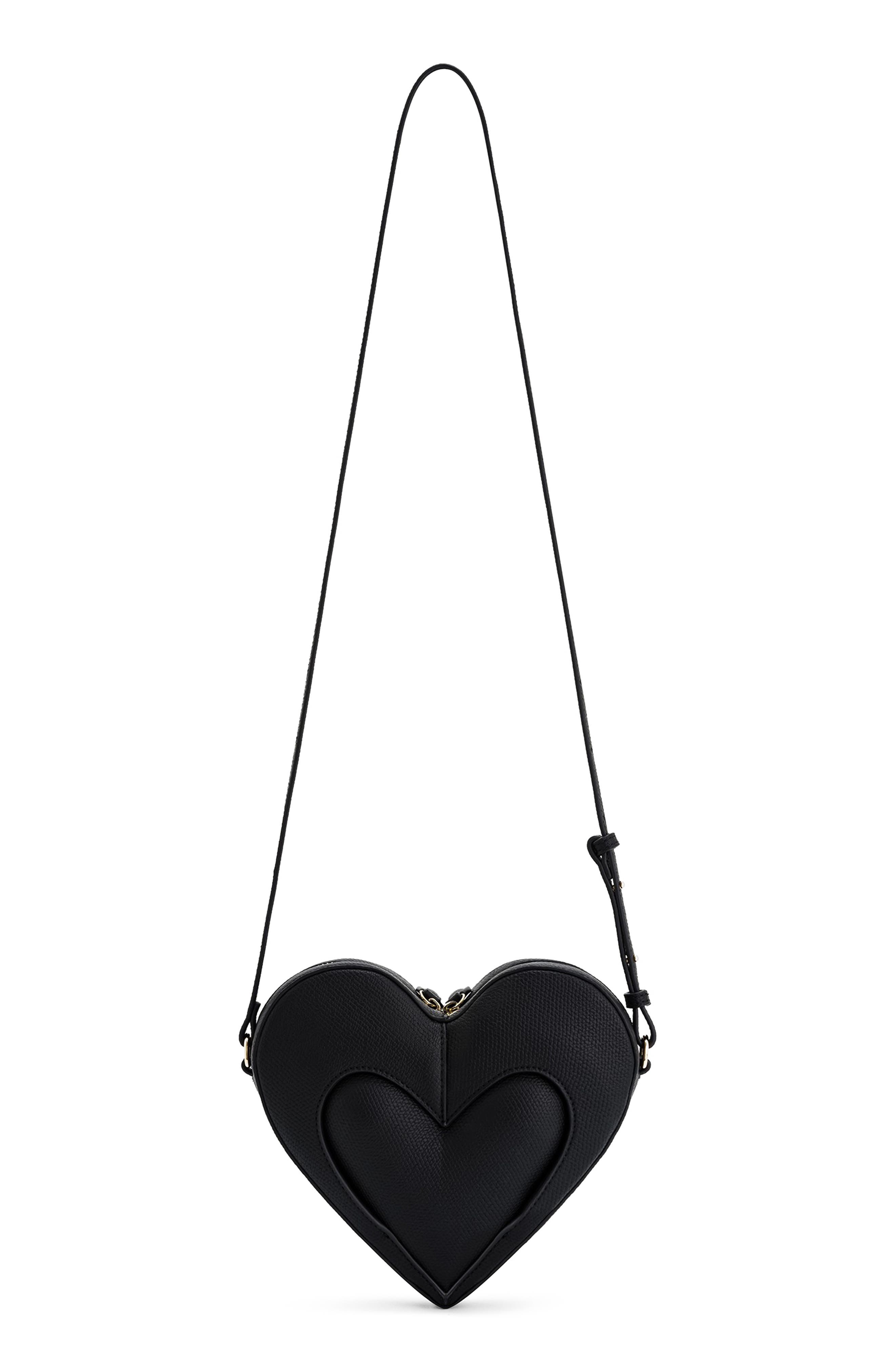 JW PEI Francisca Faux Leather Heart Crossbody Bag