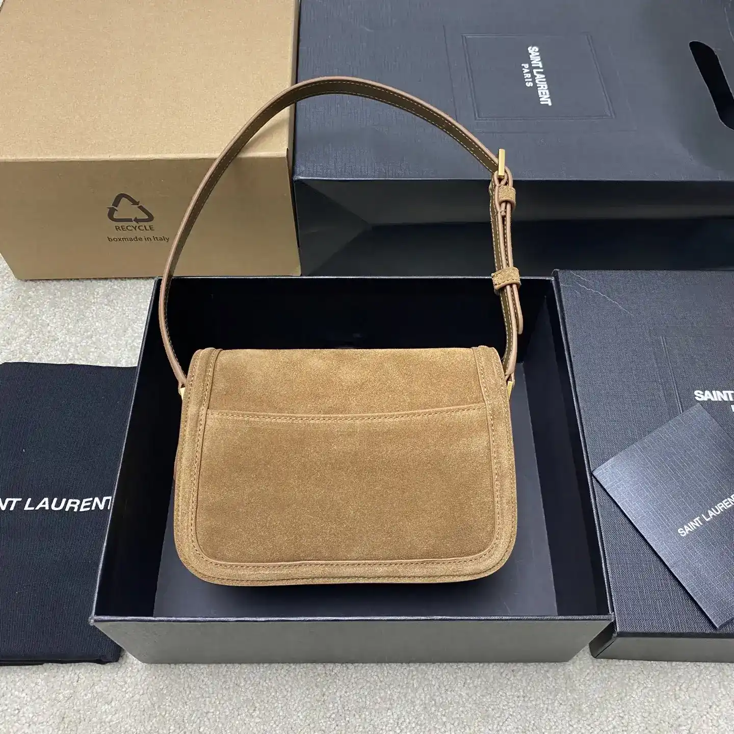 Saint Laurent Solferino Black Calfskin Shoulder Bag product photo from LabelPicks