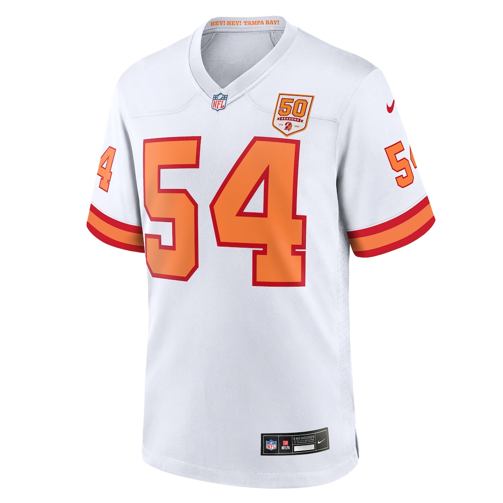 Lavonte David '76 Tampa Bay Buccaneers Nike 50th Season Game Jersey - White