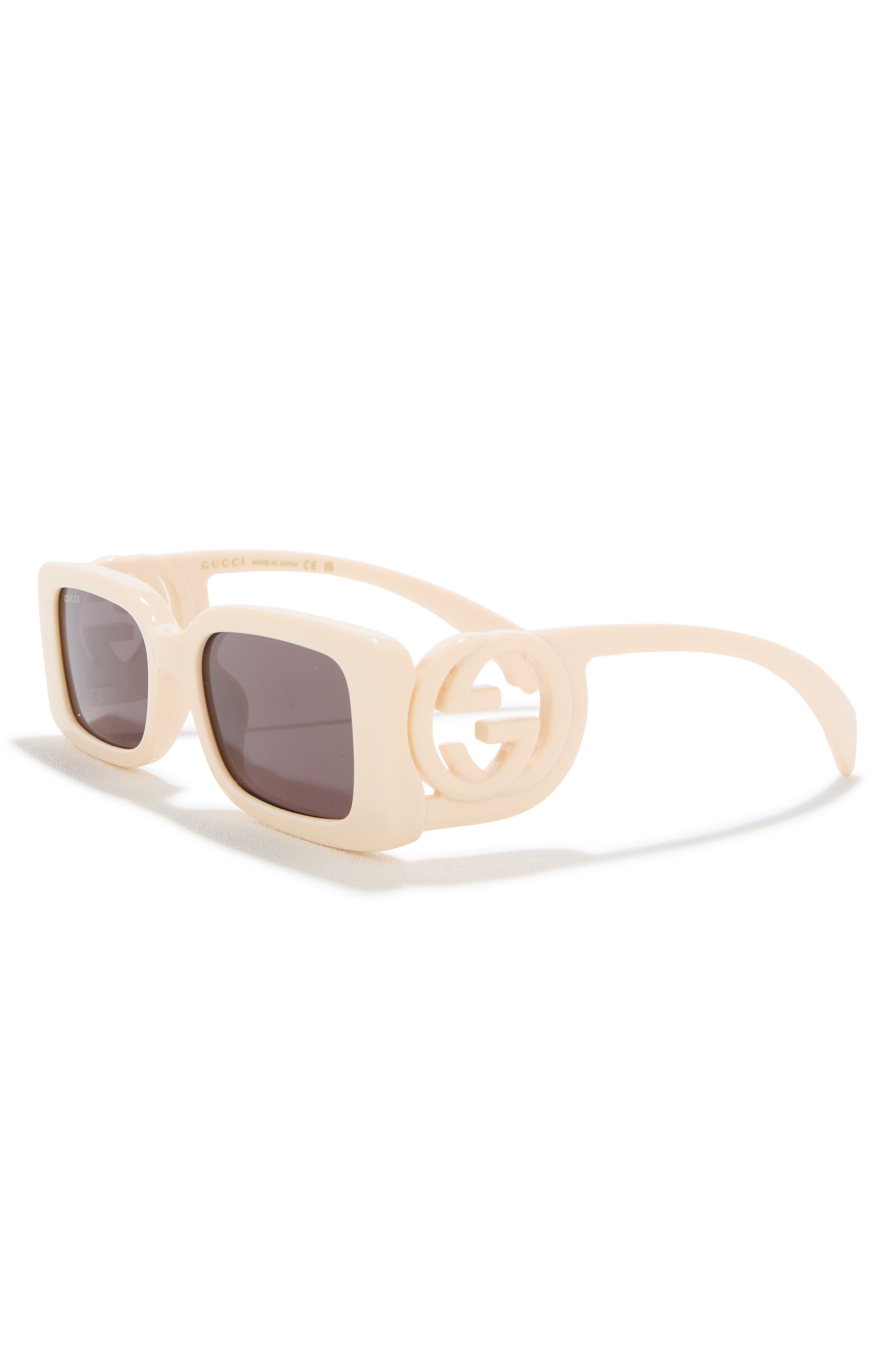 Gucci 54mm Rectangular Sunglasses