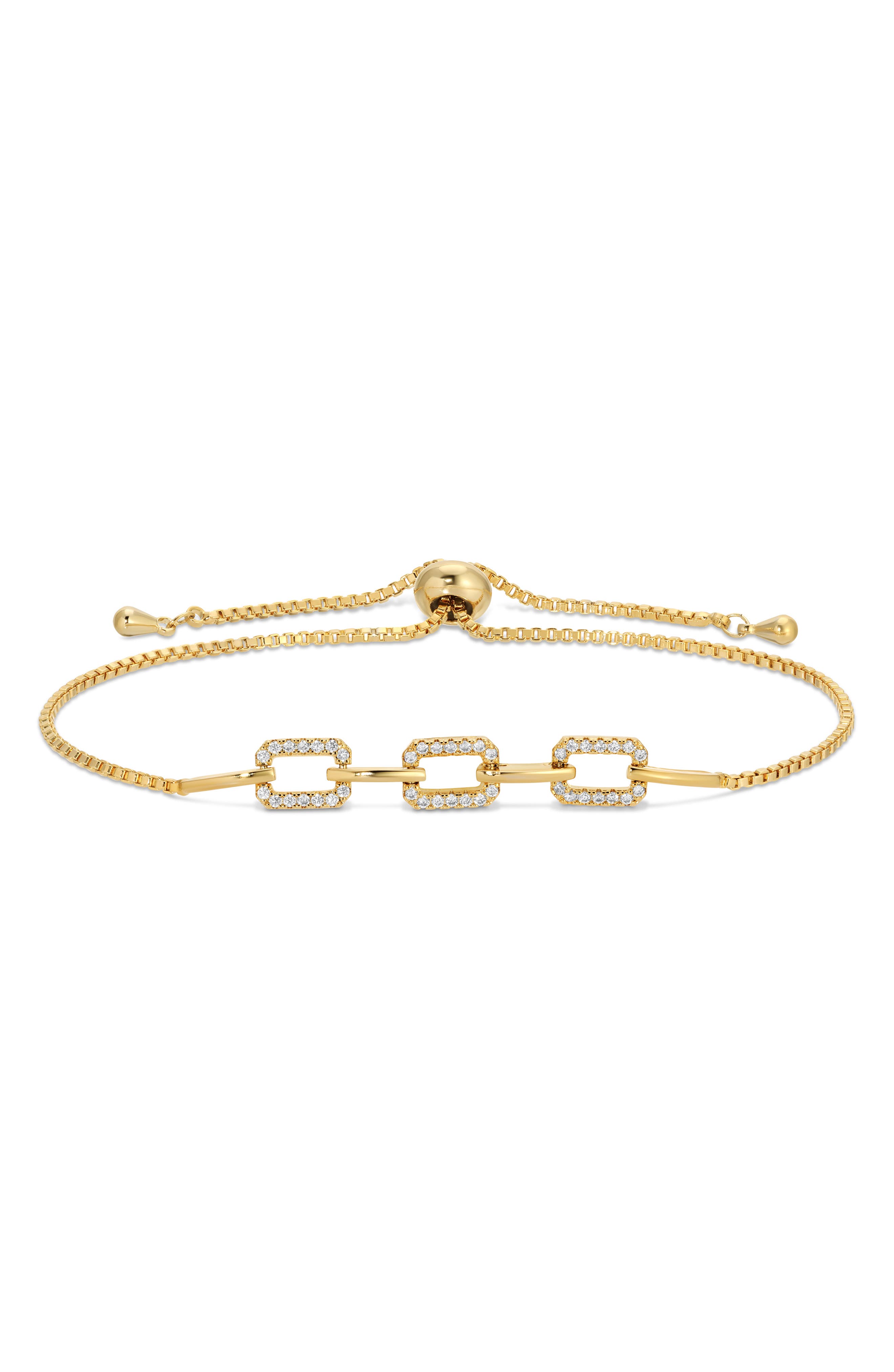 EYE CANDY LOS ANGELES Set Of 3 Chloe Cubic Zirconia Bracelets