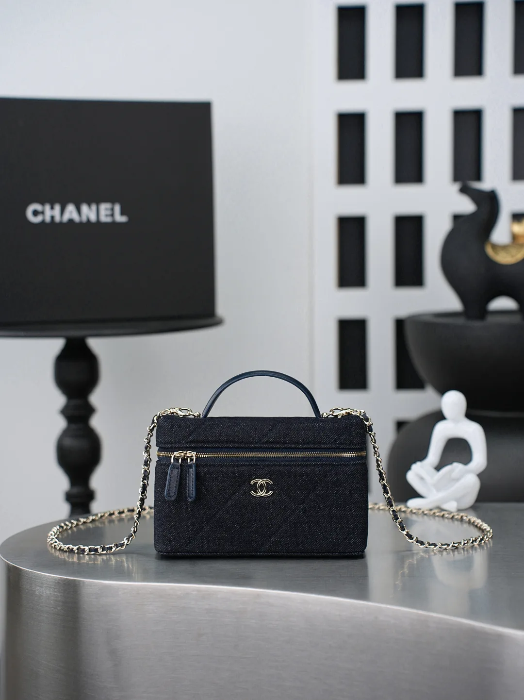 Chanel Denim Top Handle Bag product photo from LabelPicks