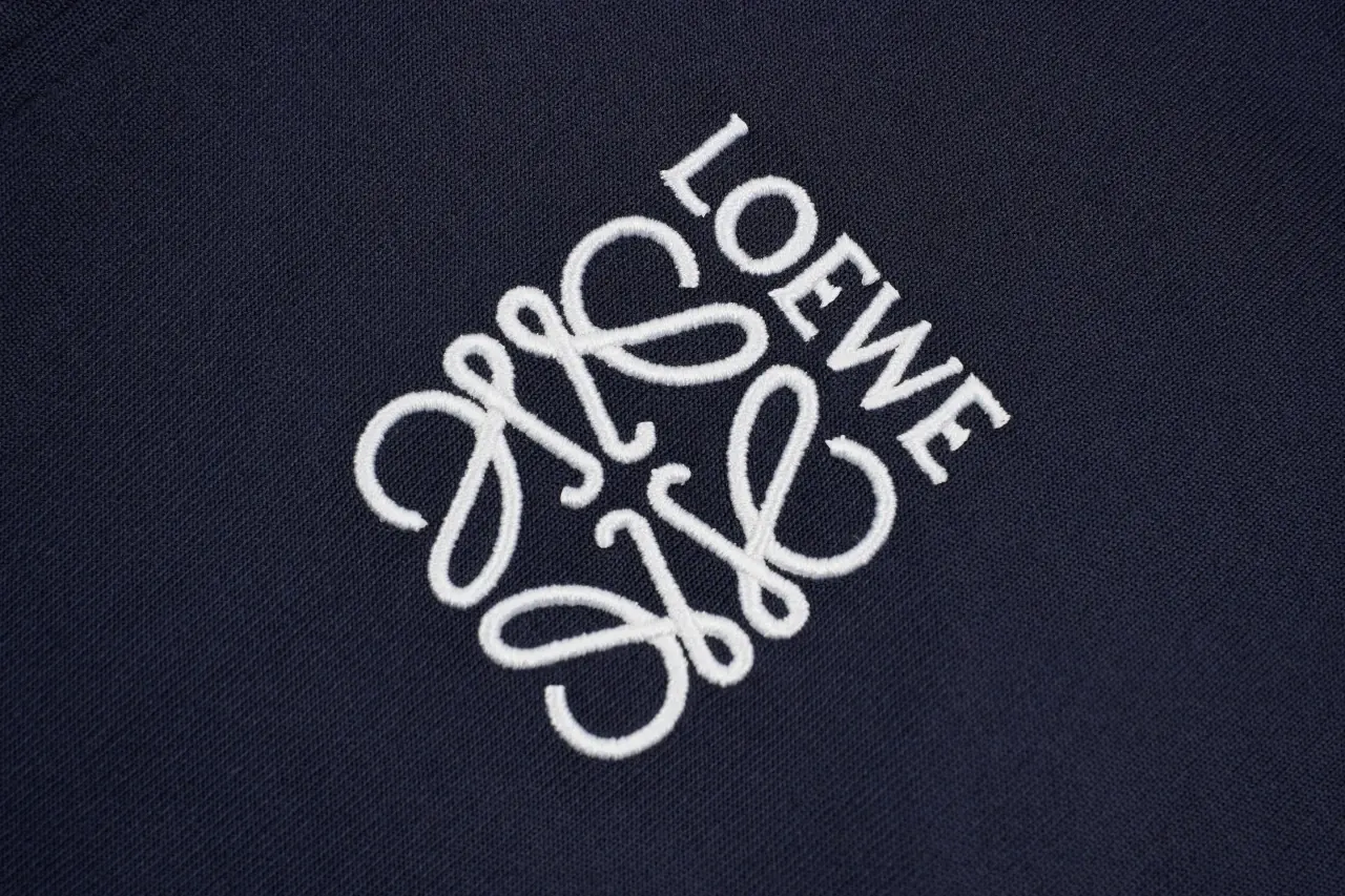 LOEWE Navy Anagram Embroidered Zip Track Jacket product photo from LabelPicks