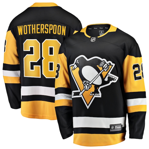 Parker Wotherspoon Pittsburgh Penguins  Home Breakaway Jersey - Black