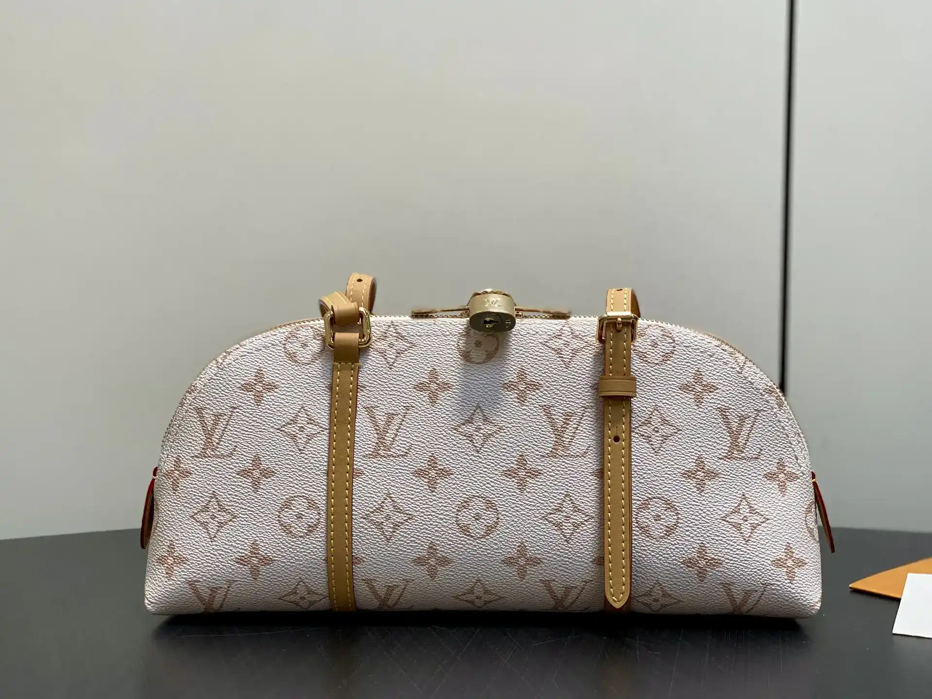 Louis Vuitton Alma Red Canvas and Leather Shoulder Bag product photo from LabelPicks