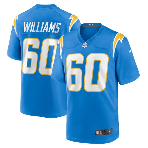Bucky Williams Los Angeles Chargers Nike Team Game Jersey -  Powder Blue