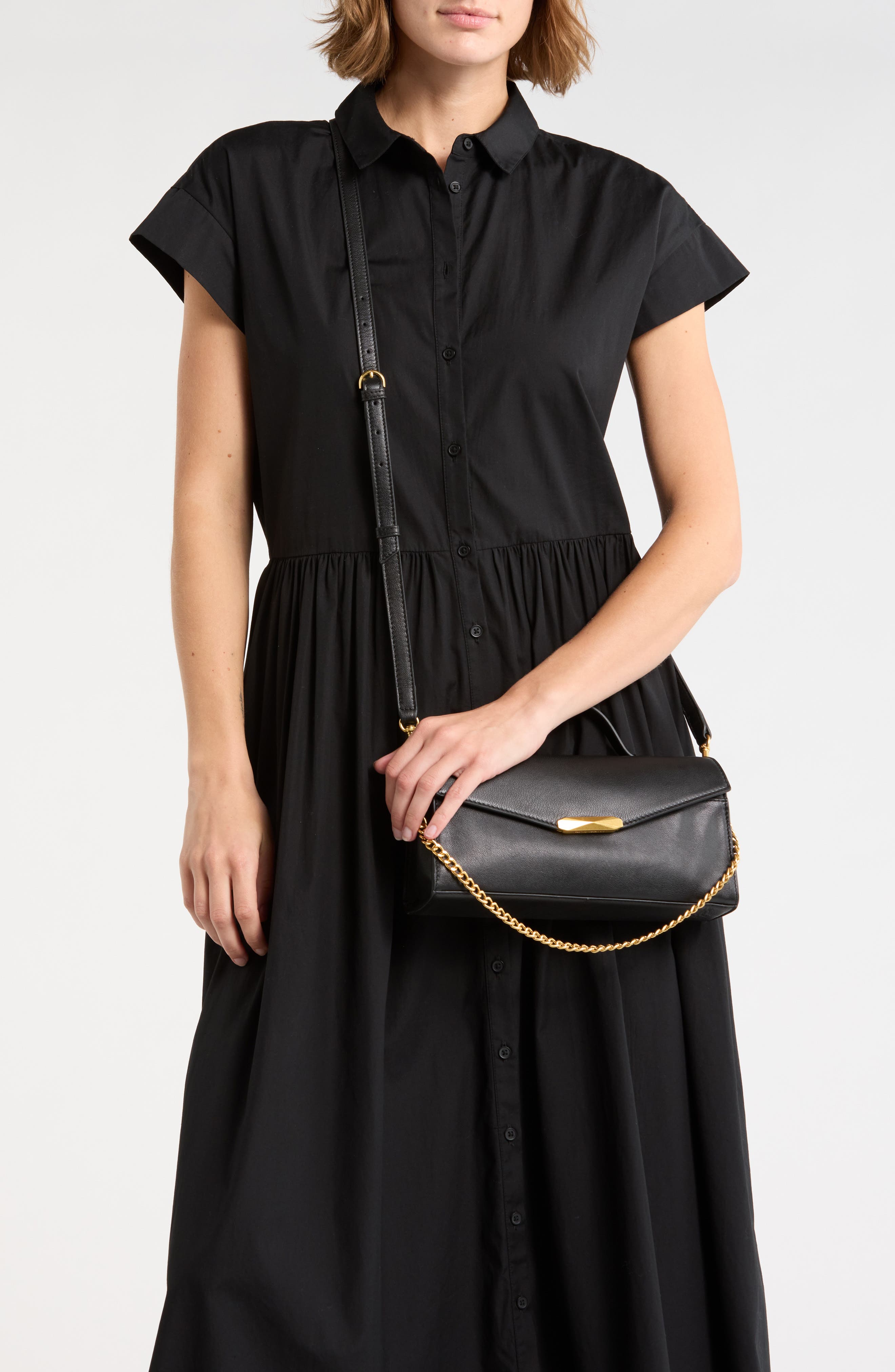 Vince Camuto Stehf Top Handle Leather Bag