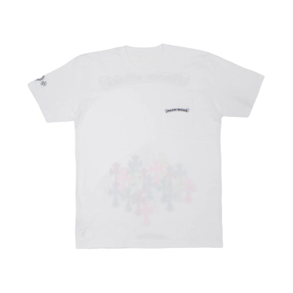 Chrome Hearts Multi Color Cross T-shirt White