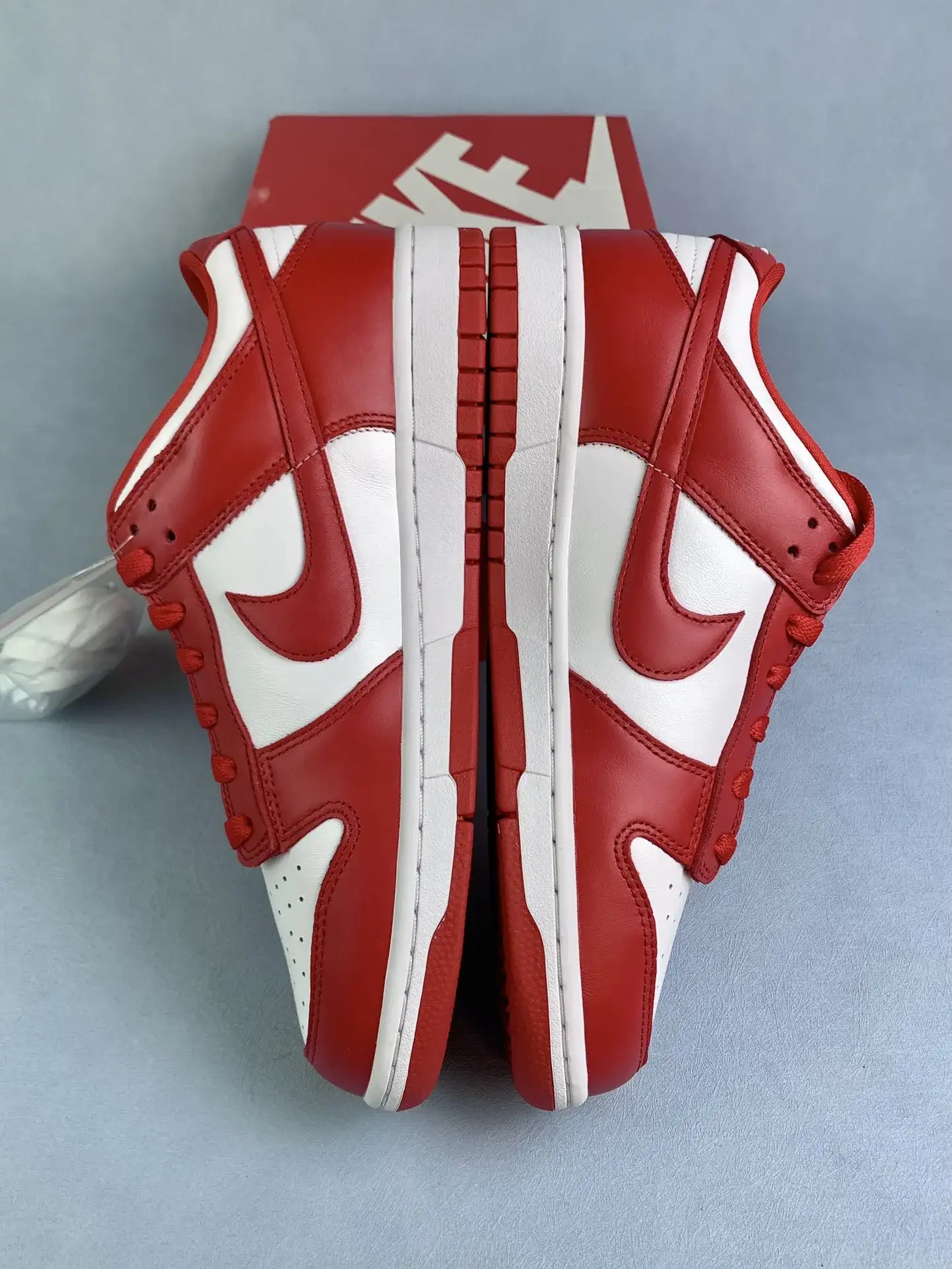 Nike Dunk Low “White and University Red” Shoes product photo from LabelPicks