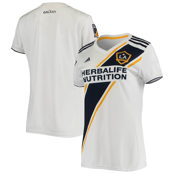 LA Galaxy adidas Women's 2018 Replica Home Jersey - White