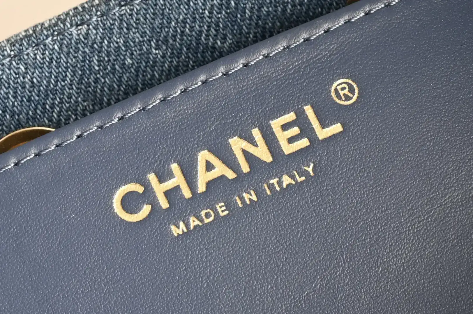 Chanel Blue Denim Shoulder Bag product photo from LabelPicks
