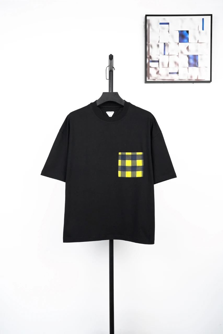 Bottega Veneta Pocket Plaid T-Shirt product photo from LabelPicks