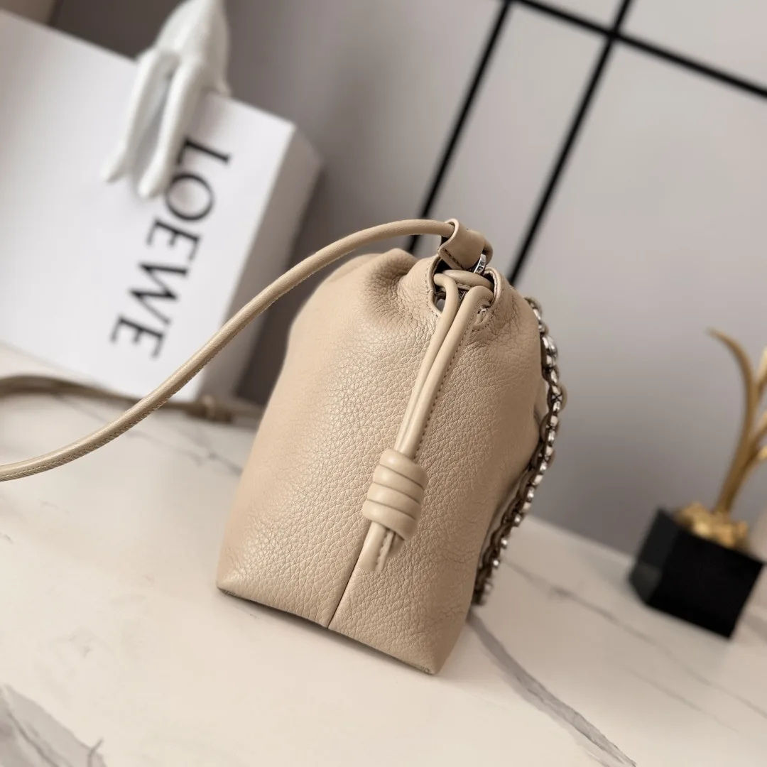 Loewe Flamenco Grained Leather Bucket Bag product photo from LabelPicks