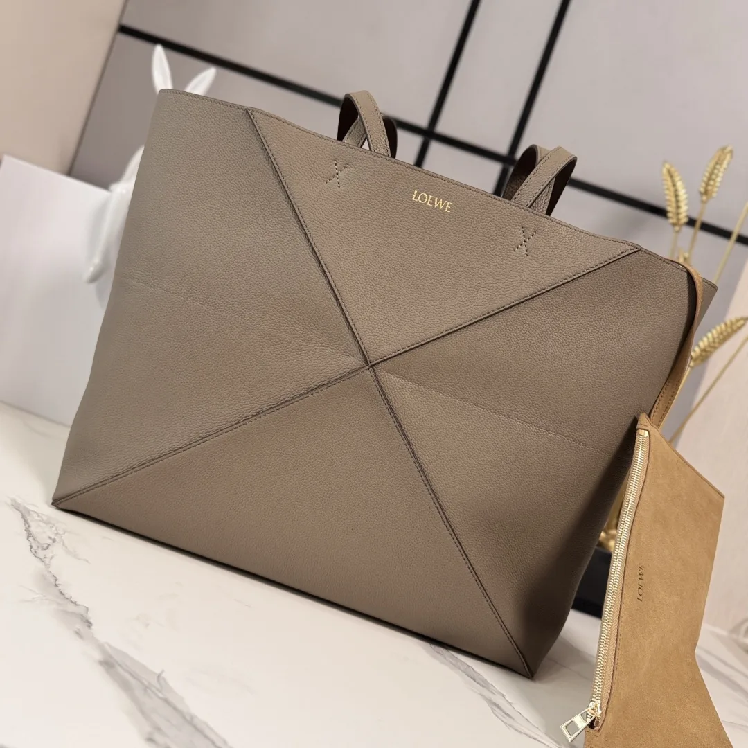 Loewe Grained Leather Puzzle Tote Bag product photo from LabelPicks
