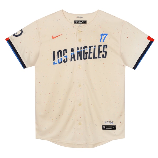 Shohei Ohtani Los Angeles Dodgers Nike Preschool 2024 City Connect Limited Player Jersey - Cream