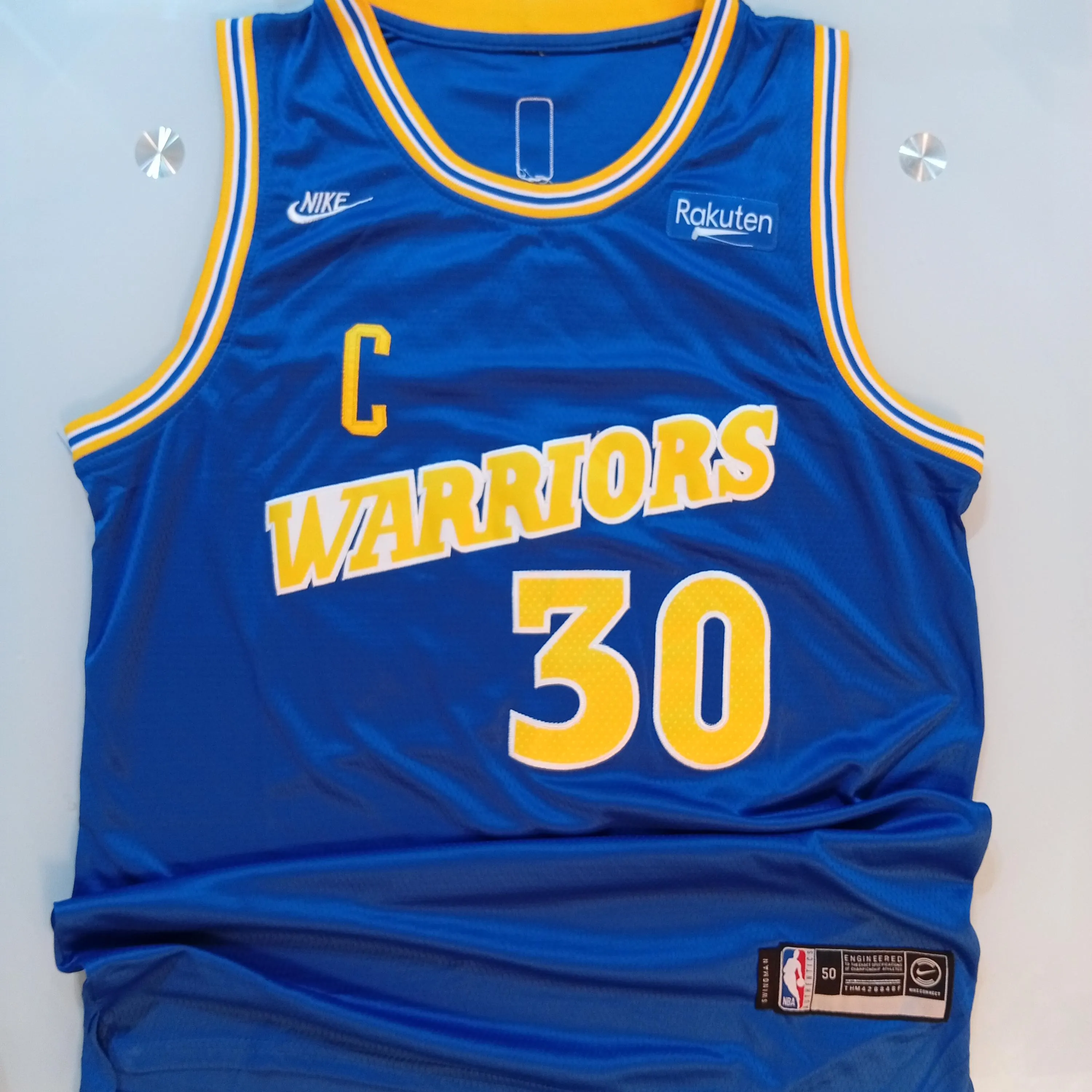 Stephen Curry Signed Autographed Warriors Basketball Jersey with COA