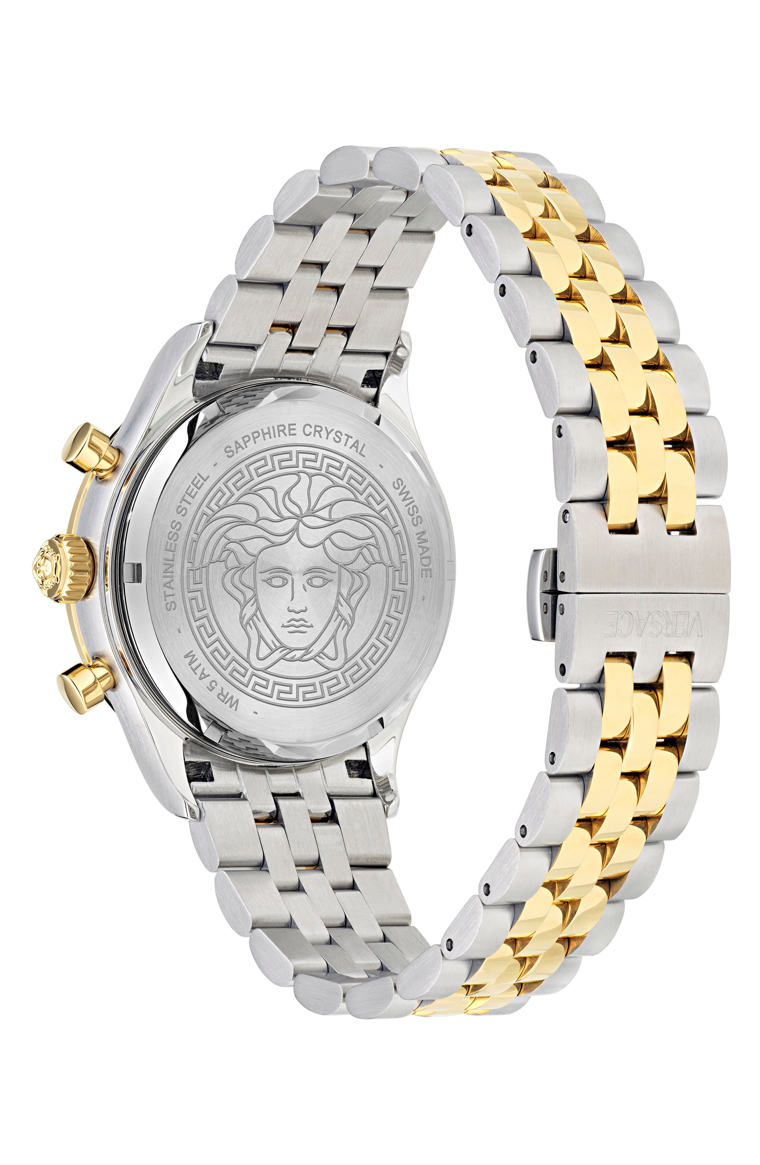 Versace Hellenyium Bracelet Strap Chronograph Watch, 40mm