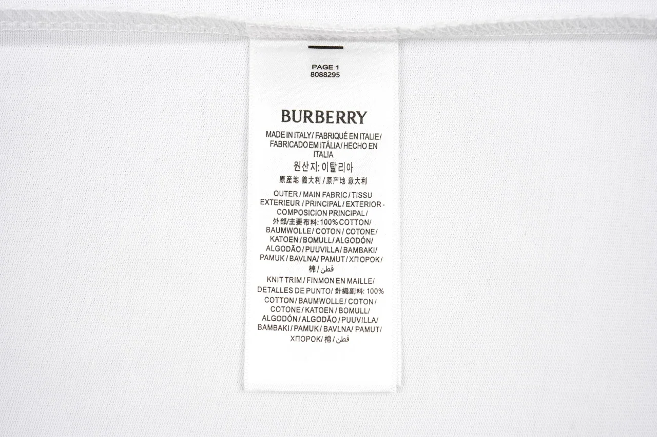 Burberry White Arched Letter Equestrian Knight Print T-Shirt product photo from LabelPicks