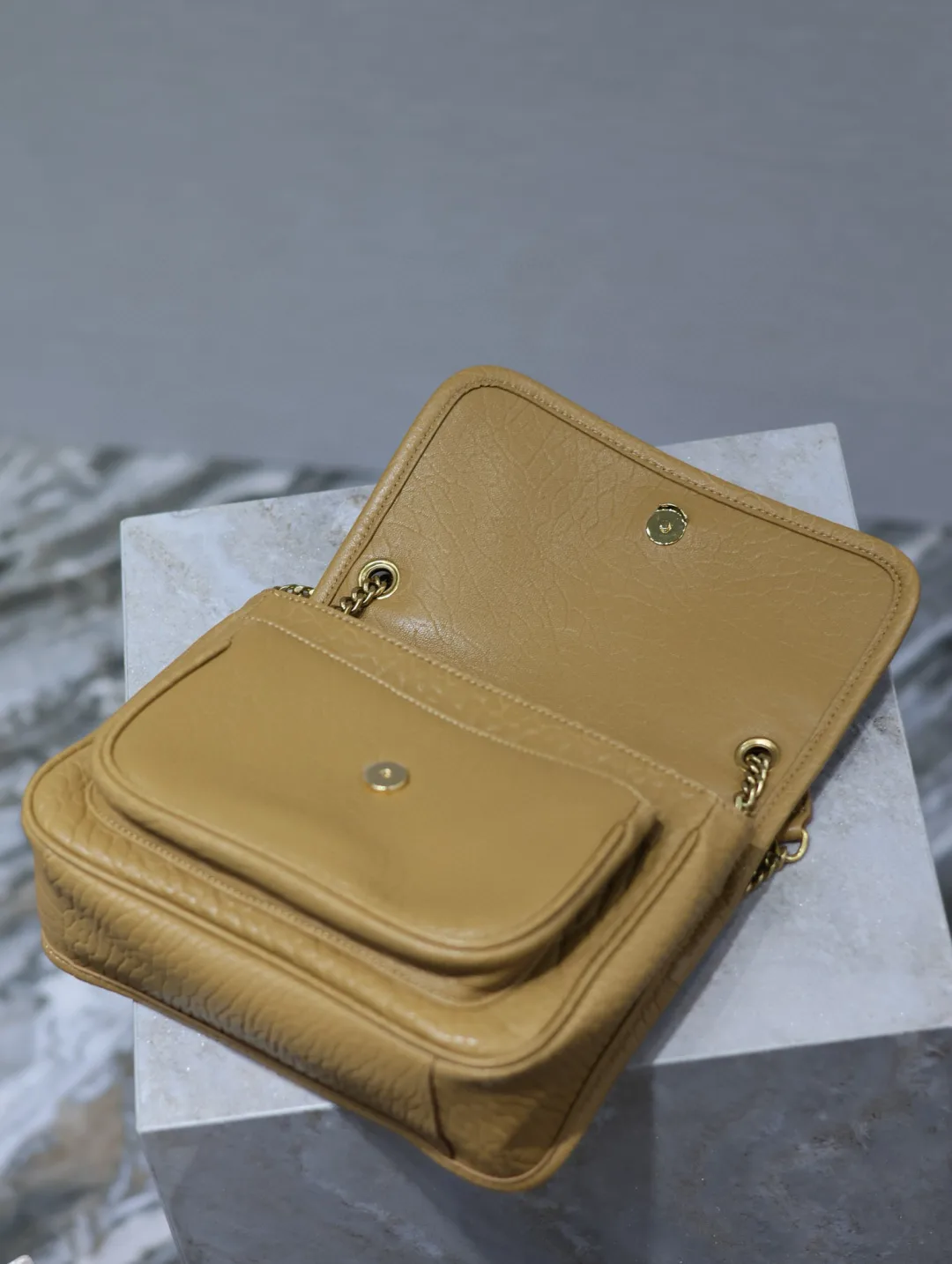 Saint Laurent Niki Lambskin Shoulder Bag product photo from LabelPicks